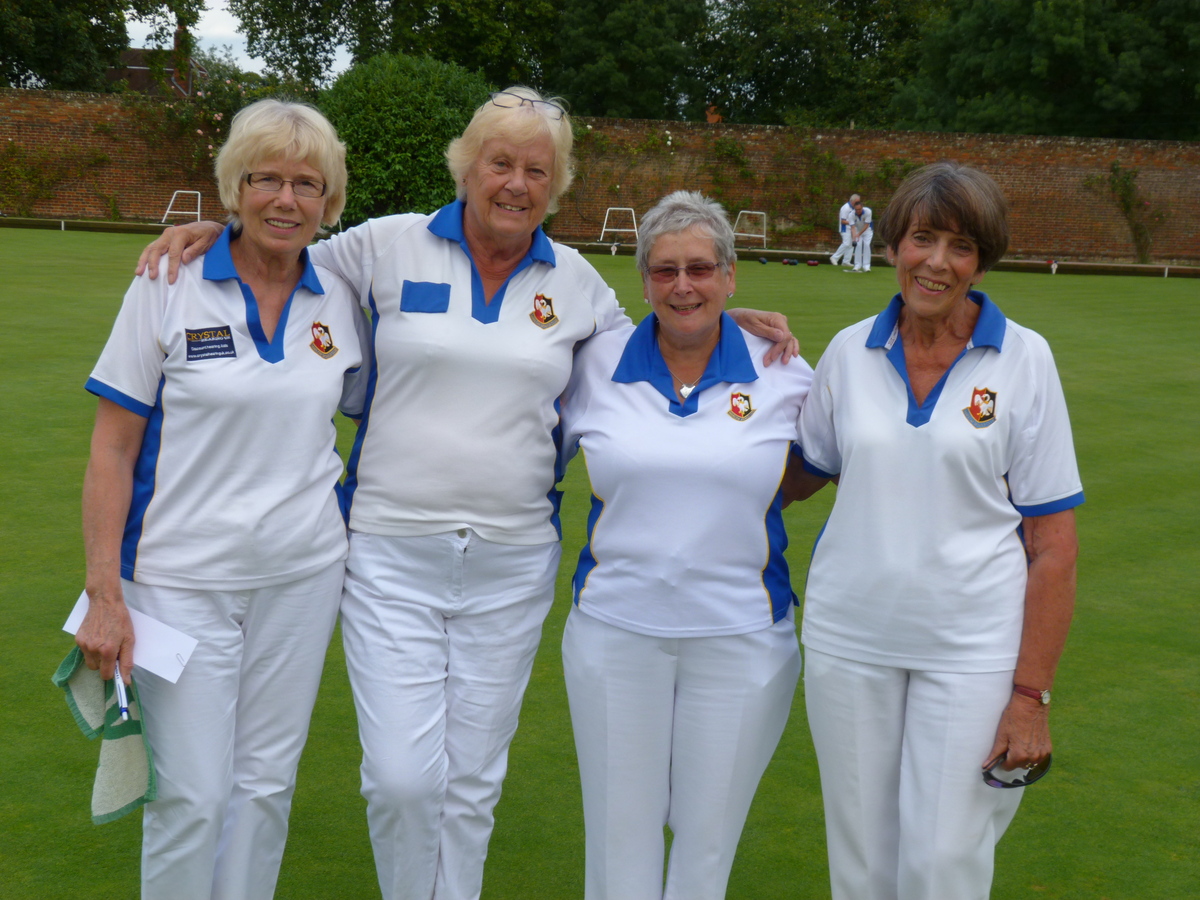 Ladies Championship Pairs Finalists.